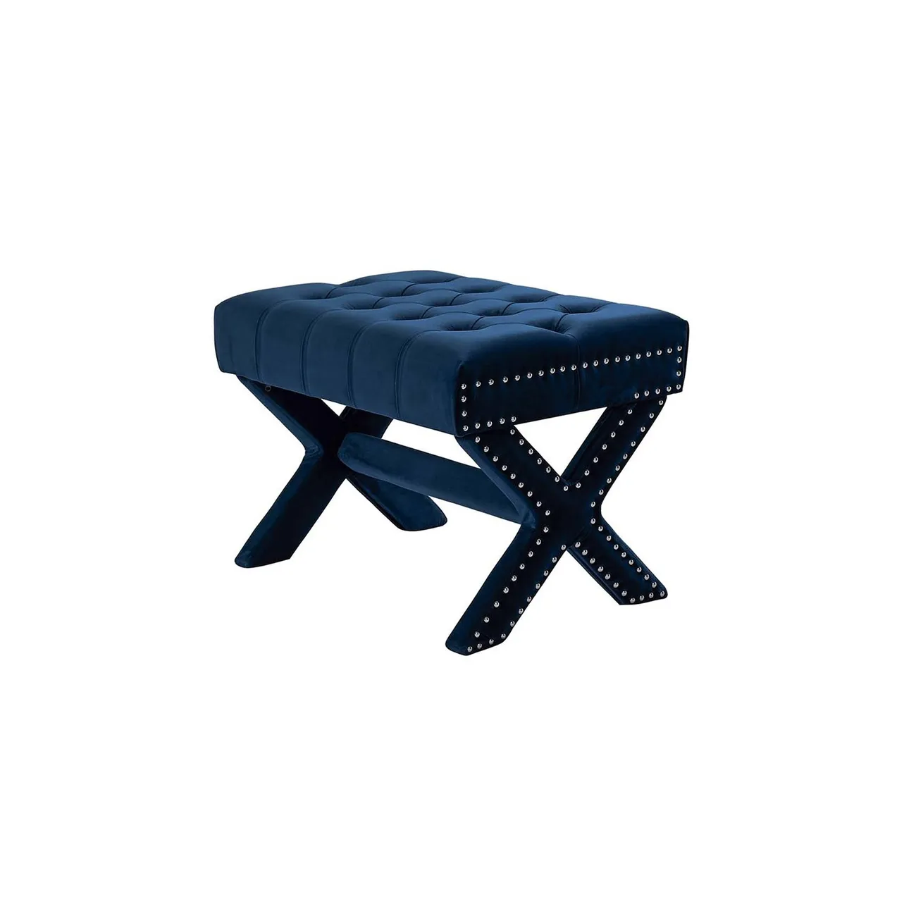 Банкетка для спальни синяя Neil cc-67 от LaLume Банкетка для спальни синяя Neil cc-67 от LaLume