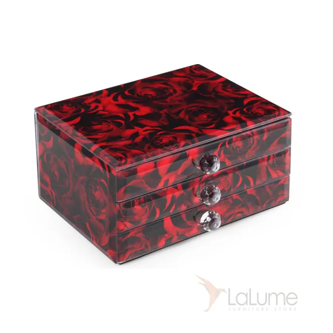Шкатулка для украшений красная KFJ105 от LaLume Шкатулка для украшений красная KFJ105 от LaLume