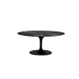 Стол обеденный овальный черный 33FS-DT3056-BL от LaLume