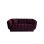 Диван двухместный велюровый темно-фиолетовый ZW-81102 DVI от LaLume