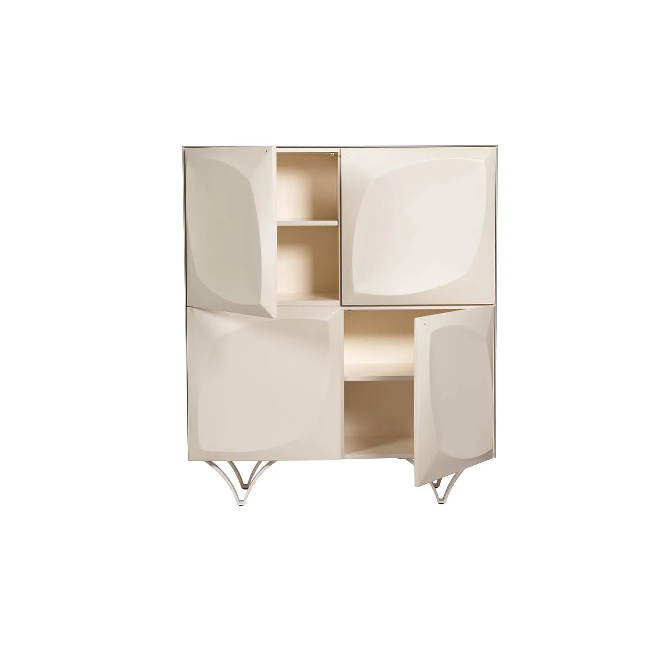 Комод Quadro высокий белый 58DB-CHH15873 от LaLume