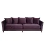 Диван Sorrento трехместный велюровый фиолетовый SORRENTO2K-ФИОЛ-Bel14 от LaLume