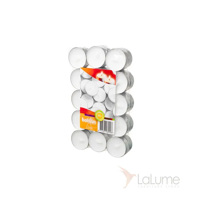 Свеча чайная белая (30 шт) 103630296700 от LaLume