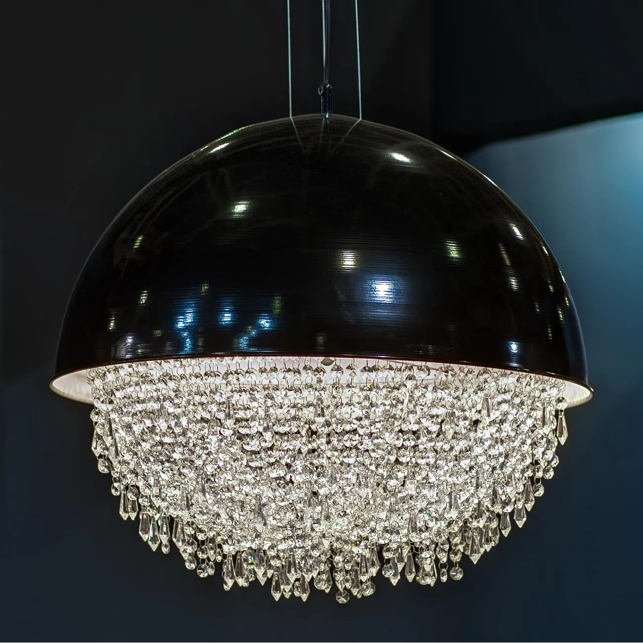 Светильник потолочный с черным плафоном K2DM600-5BL от LaLume