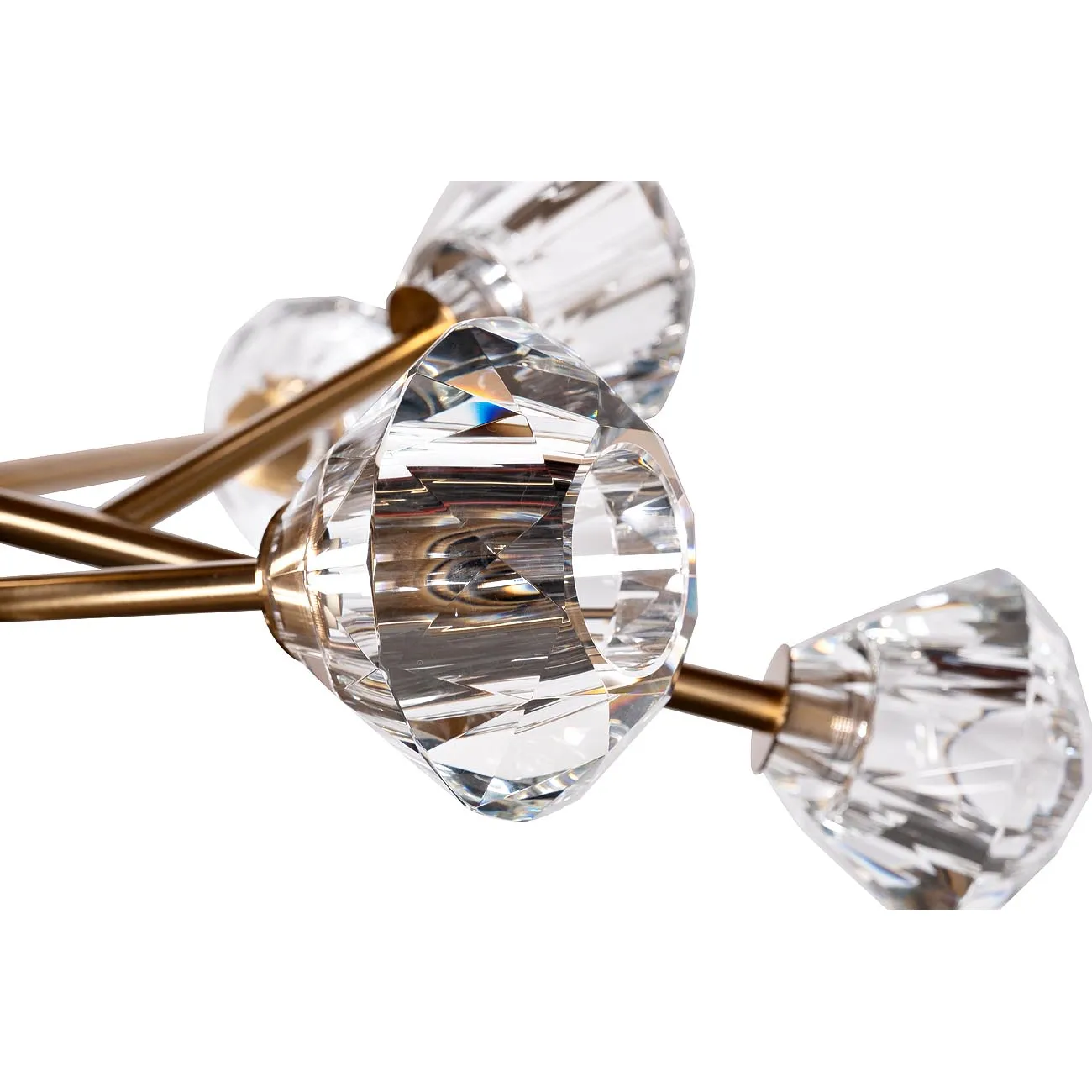 Светильник потолочный со стеклянными плафонами 20MD3471-10G от LaLume