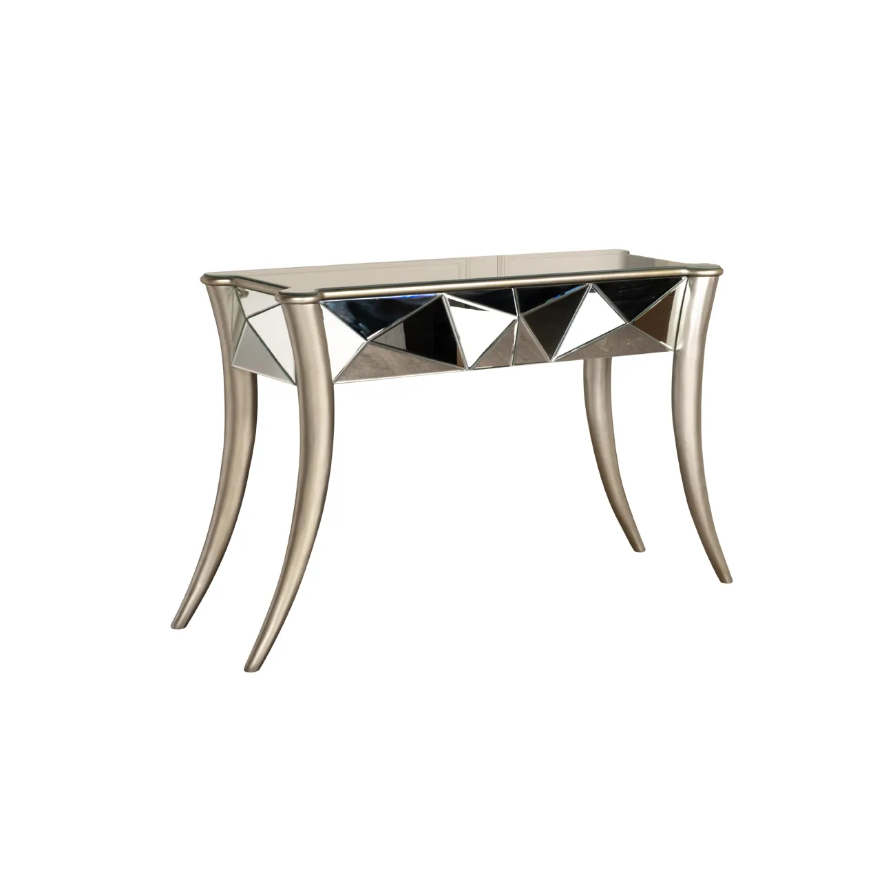 Консоль зеркальная с ящиками KFC665 от LaLume