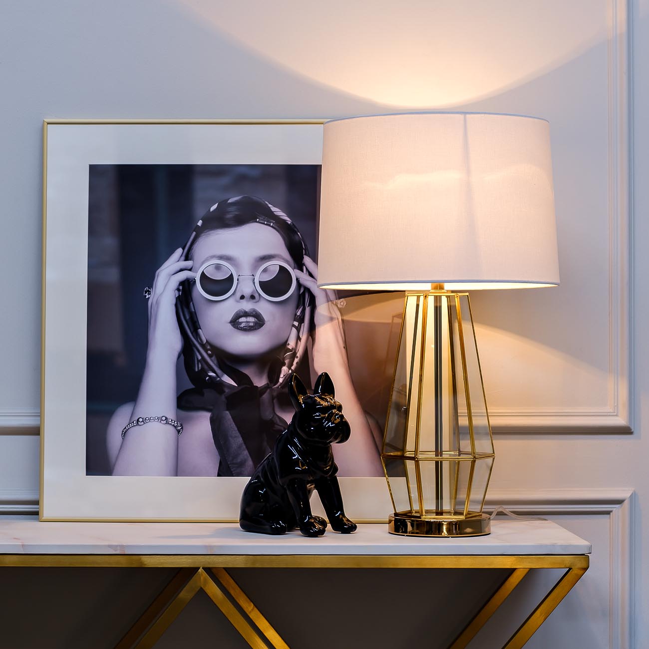 Статуэтка  Чёрный бульдог  D3232черн. от LaLume