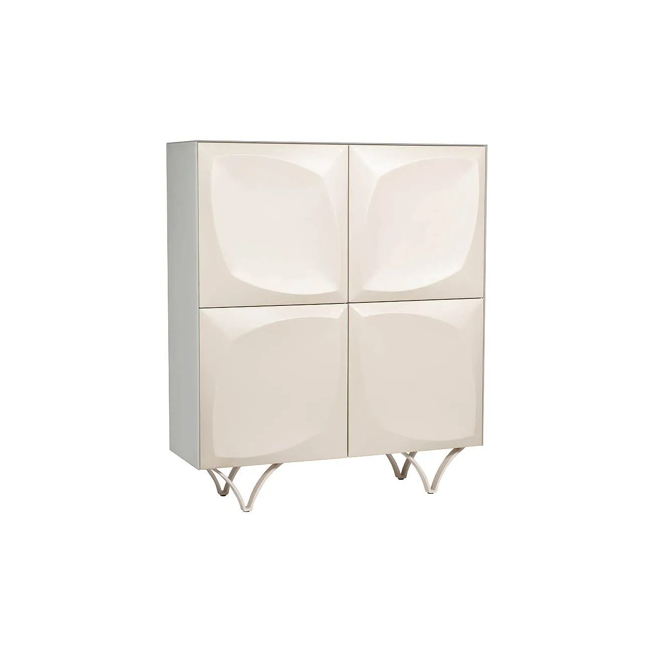 Комод Quadro высокий белый 58DB-CHH15873 от LaLume