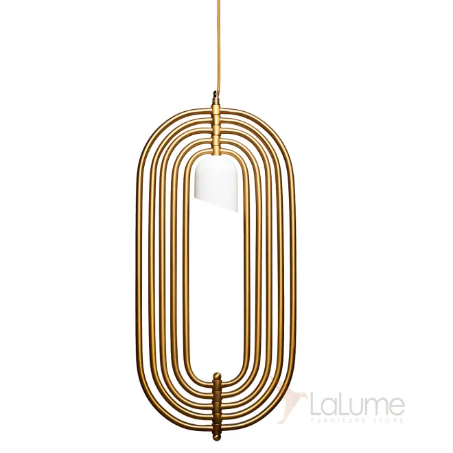 Светильник подвесной металлический золотой K2MP-95BR от LaLume Светильник подвесной металлический золотой K2MP-95BR от LaLume