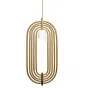Светильник подвесной металлический золотой K2MP-95BR от LaLume