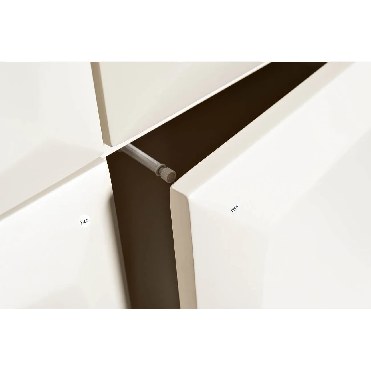 Комод Quadro высокий белый 58DB-CHH15873 от LaLume
