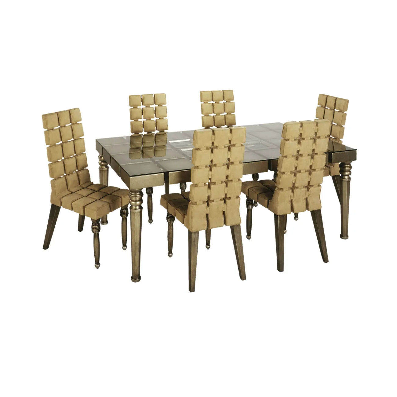 Дизайнерский обеденный стол ART-2876-DT6A от LaLume