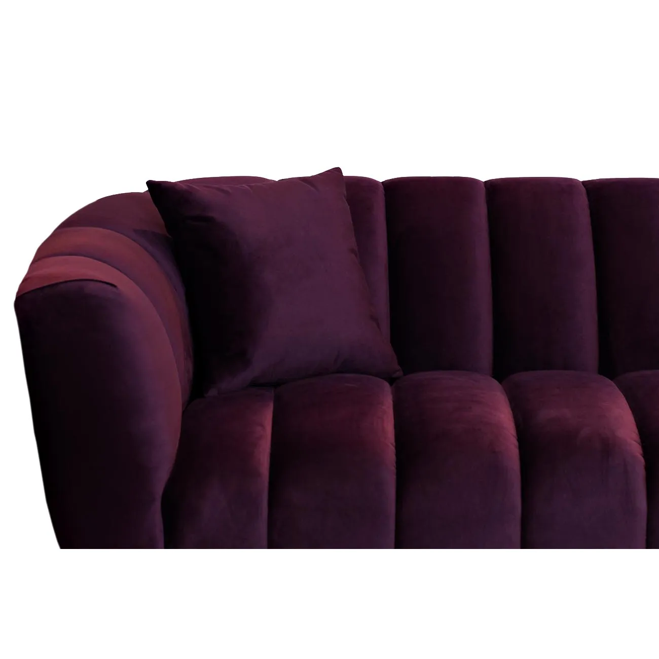 Диван двухместный велюровый темно-фиолетовый ZW-81102 DVI от LaLume
