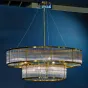 Люстра стеклянная (золотая) K2KR806-10BR от LaLume