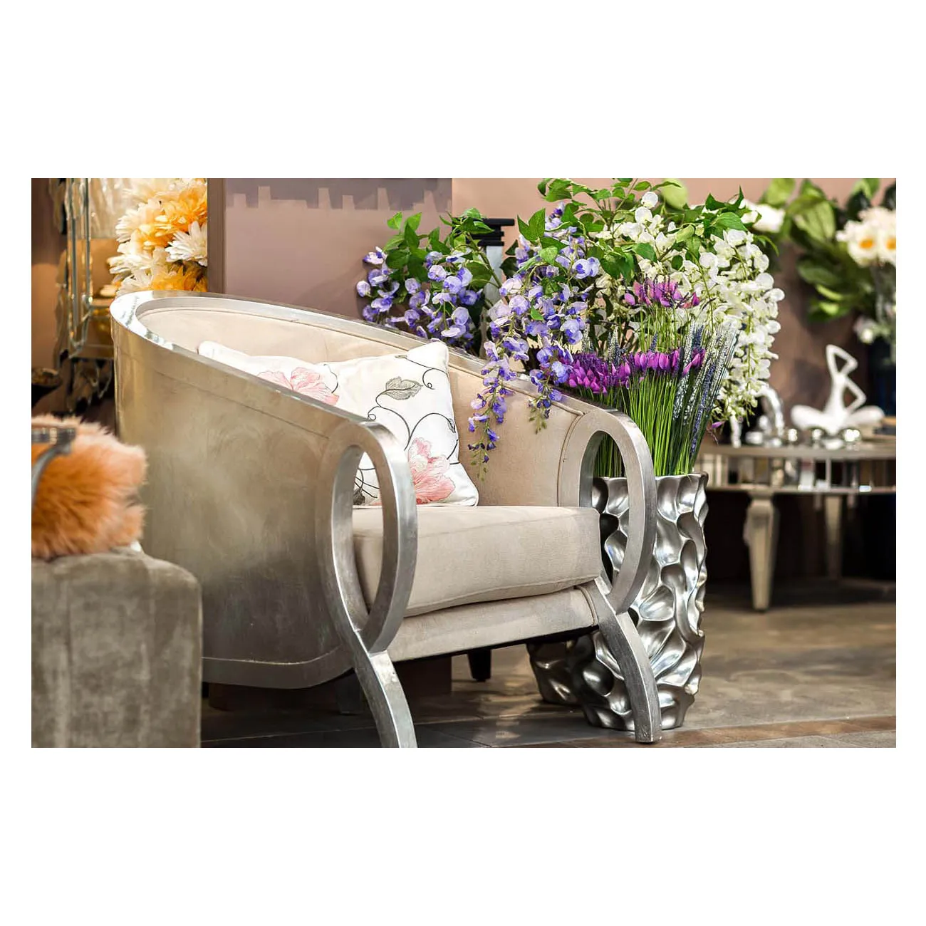 Кашпо серебряное ZS-C847-19 от LaLume