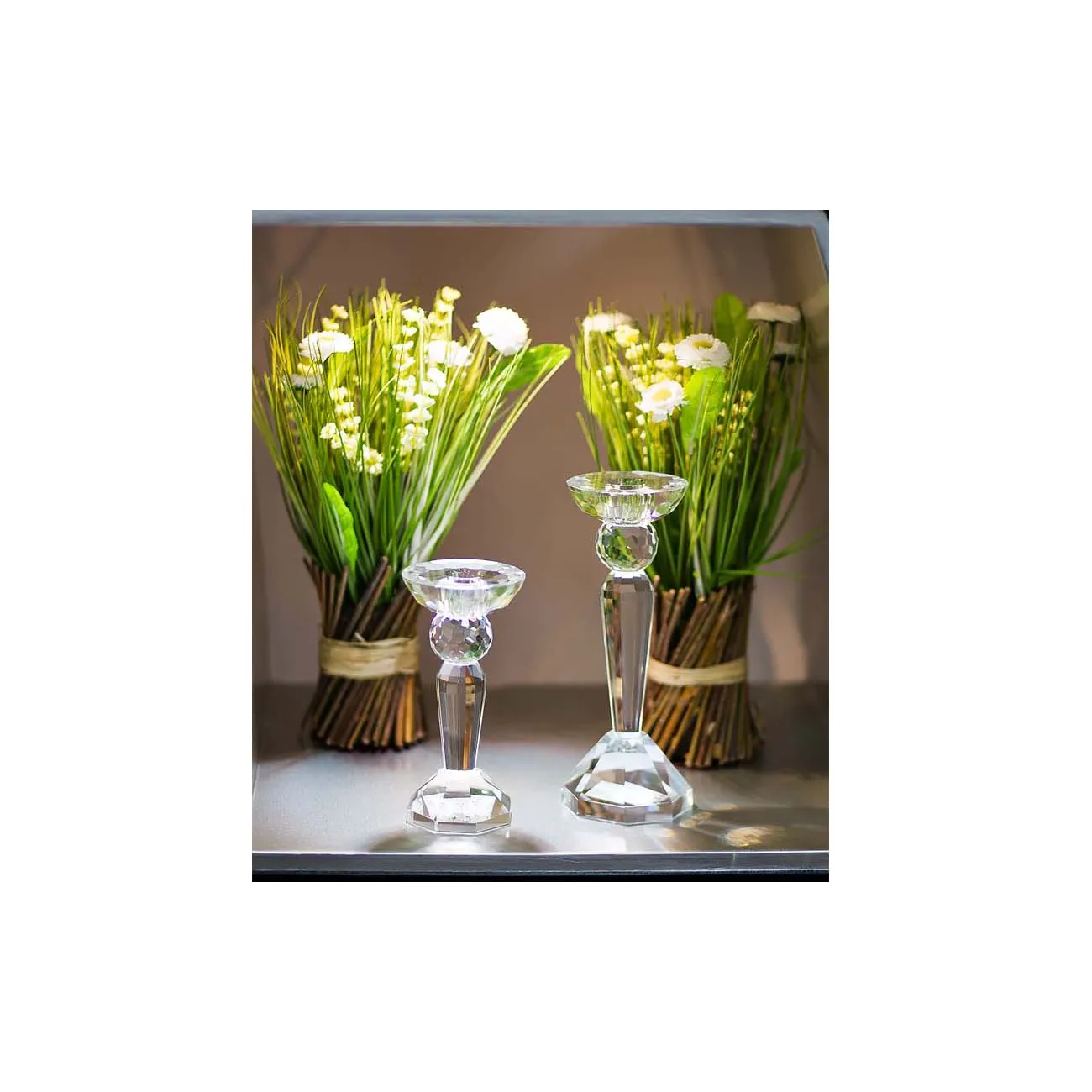 Подсвечник хрустальный X140117B от LaLume Подсвечник хрустальный X140117B от LaLume