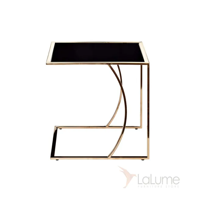 Стол журнальный приставной 13RXNT5076L-GOLD от LaLume Стол журнальный приставной 13RXNT5076L-GOLD от LaLume