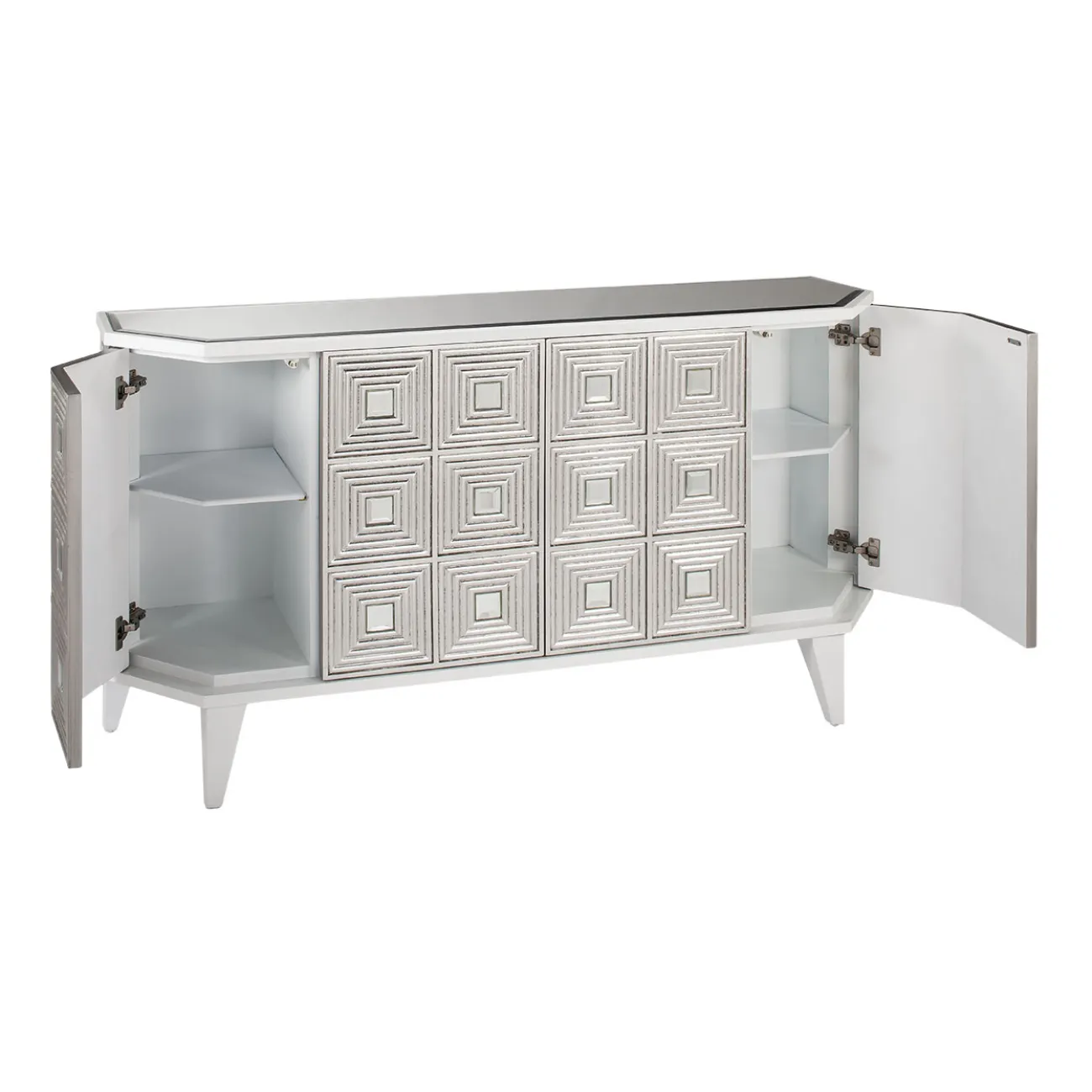 Комод с зеркальными вставками ART-B1980-S от LaLume