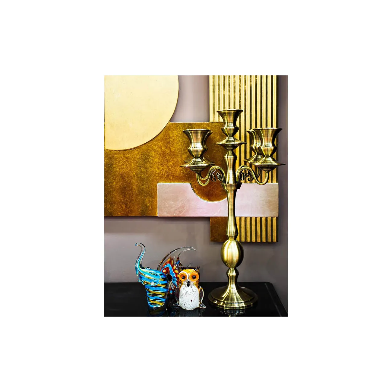 Статуэтка Сова  янтарная F4546 от LaLume