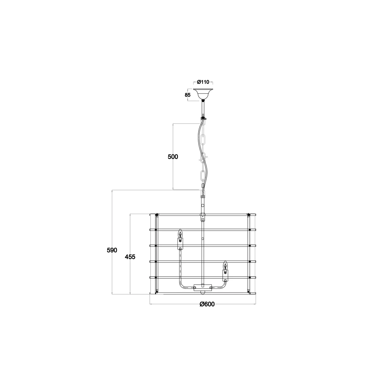 Светильник потолочный золотой 20MD3467-6 от LaLume