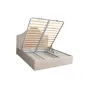 Кровать Charlotte с подъемным механизмом и бельевым ящиком бежевая CHARLOTTE2К-160M-Bel01 от LaLume