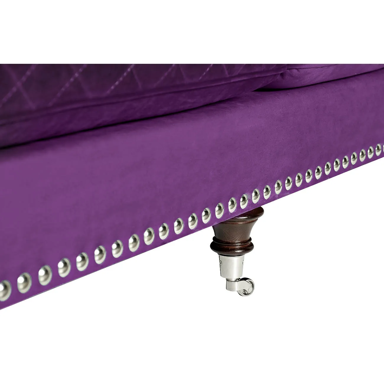 Диван Sorrento трехместный велюровый фиолетовый SORRENTO2K-ФИОЛ-Ром98 от LaLume