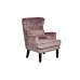 Кресло велюровое дымчато-розовое (с подушкой) 24YJ-7004-06418/1