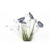 Стебли травы с бабочками (голубые) 8J-15AB0001