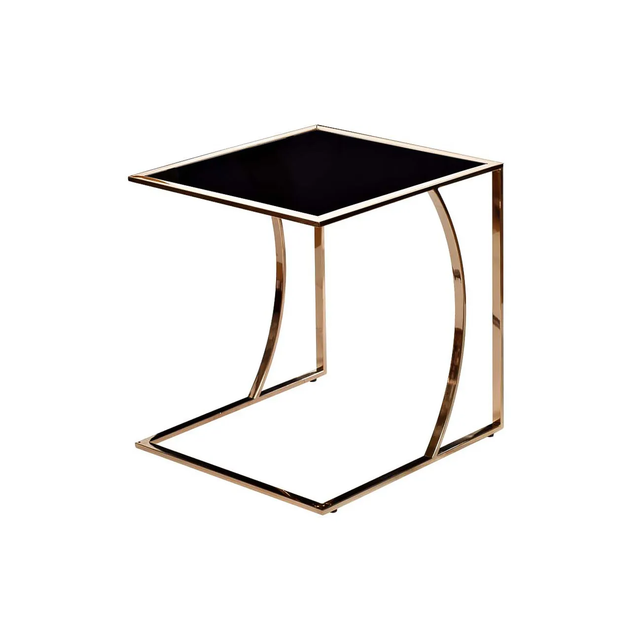 Стол журнальный приставной 13RXNT5076L-GOLD от LaLume Стол журнальный приставной 13RXNT5076L-GOLD от LaLume