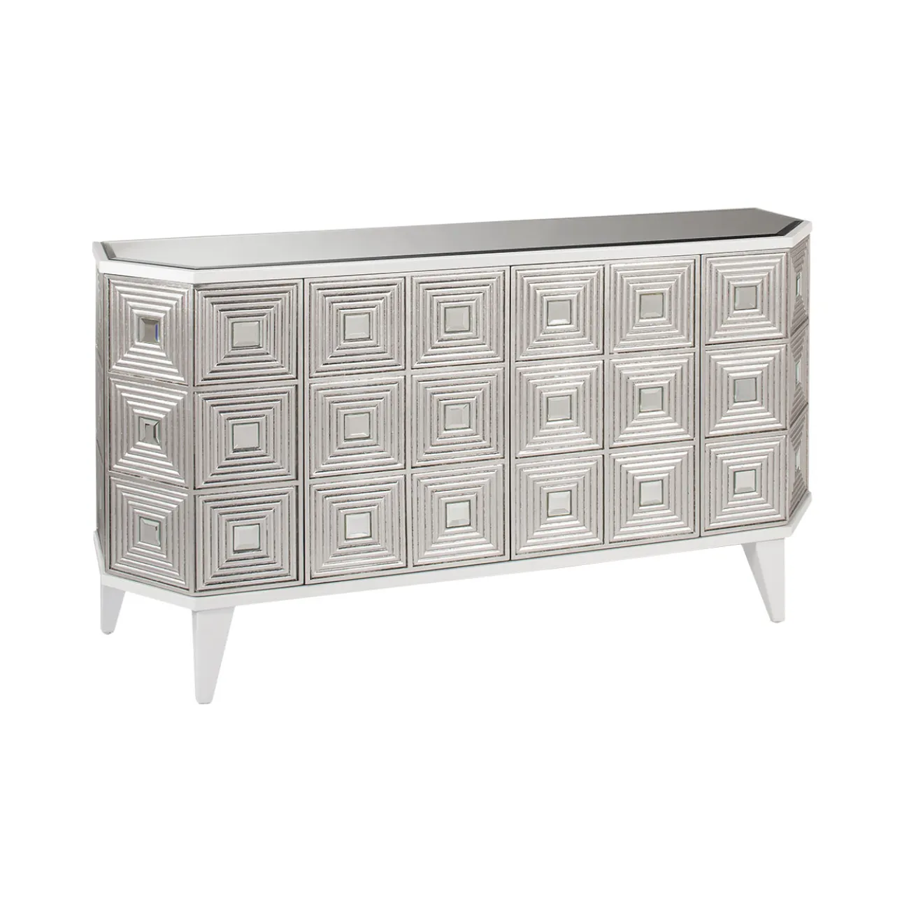 Комод с зеркальными вставками ART-B1980-S от LaLume