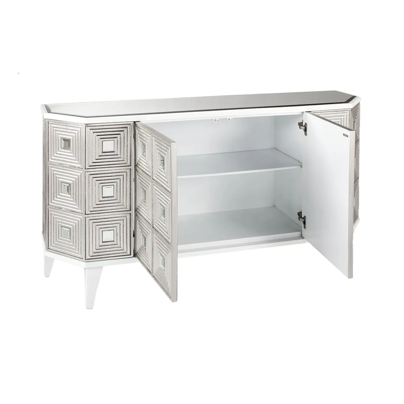 Комод с зеркальными вставками ART-B1980-S от LaLume