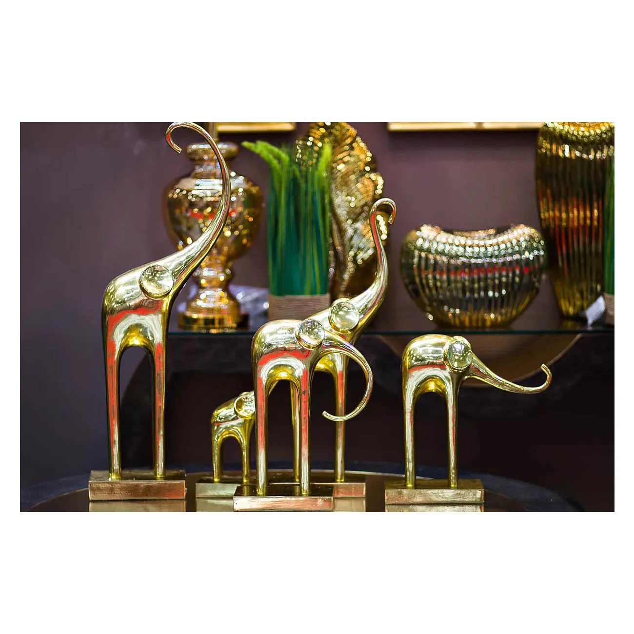 Статуэтка  Слон  C1290 (золотой) от LaLume