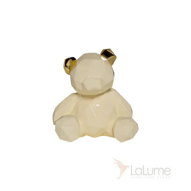 Статуэтка  Мишка  белая D1738 от LaLume