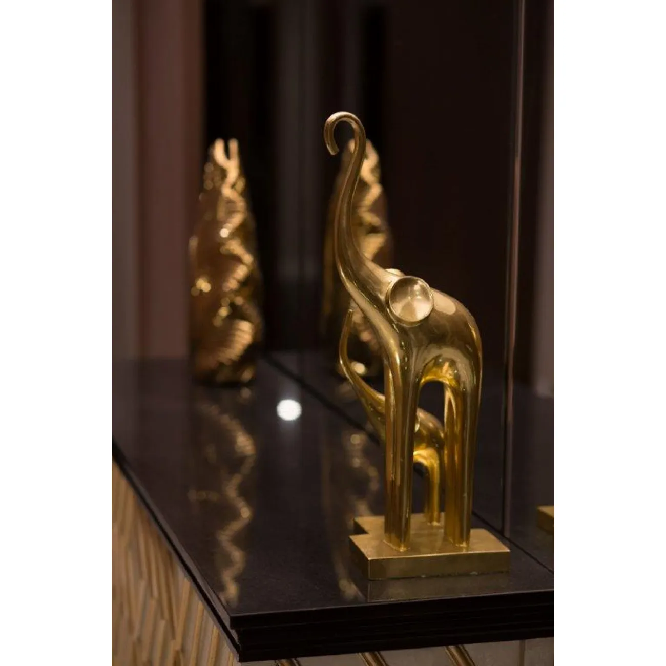 Статуэтка  Слон  C1290 (золотой) от LaLume