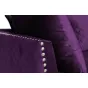 Диван Sorrento трехместный велюровый фиолетовый SORRENTO2K-ФИОЛ-Ром98 от LaLume