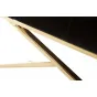 Банкетка черная велюровая GY-BEN7835GOLD-BL от LaLume