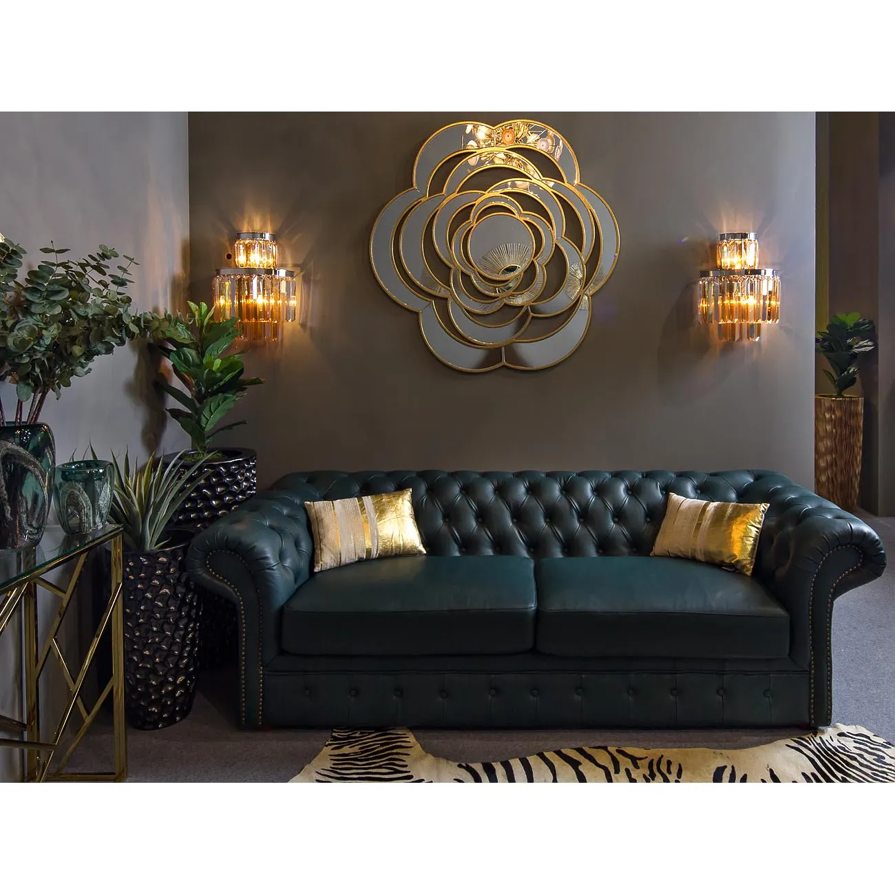 Зеркало декоративное  Цветок  KFH1946 от LaLume