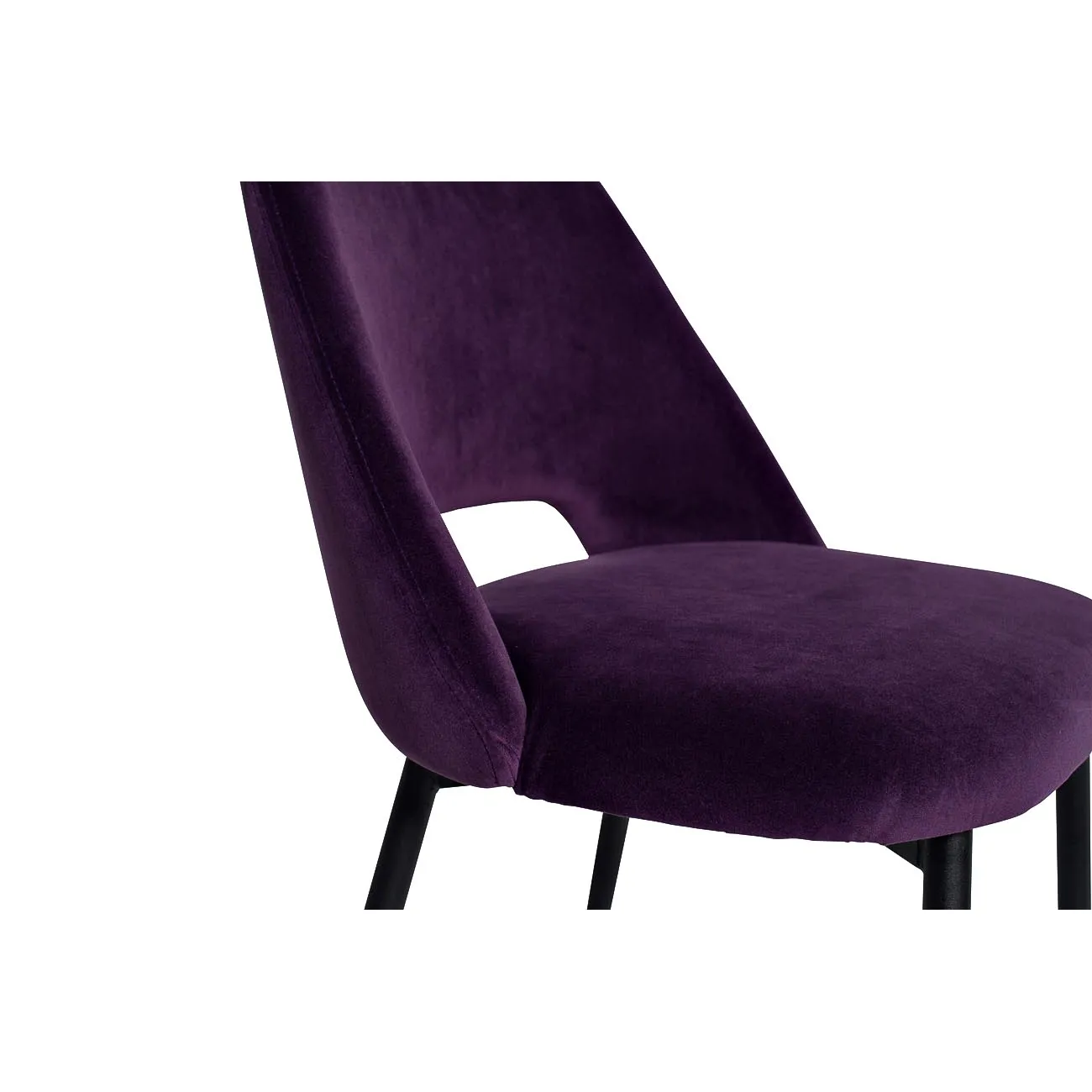 Стул велюровый фиолетовый 46AS-CH3073-VIOL от LaLume