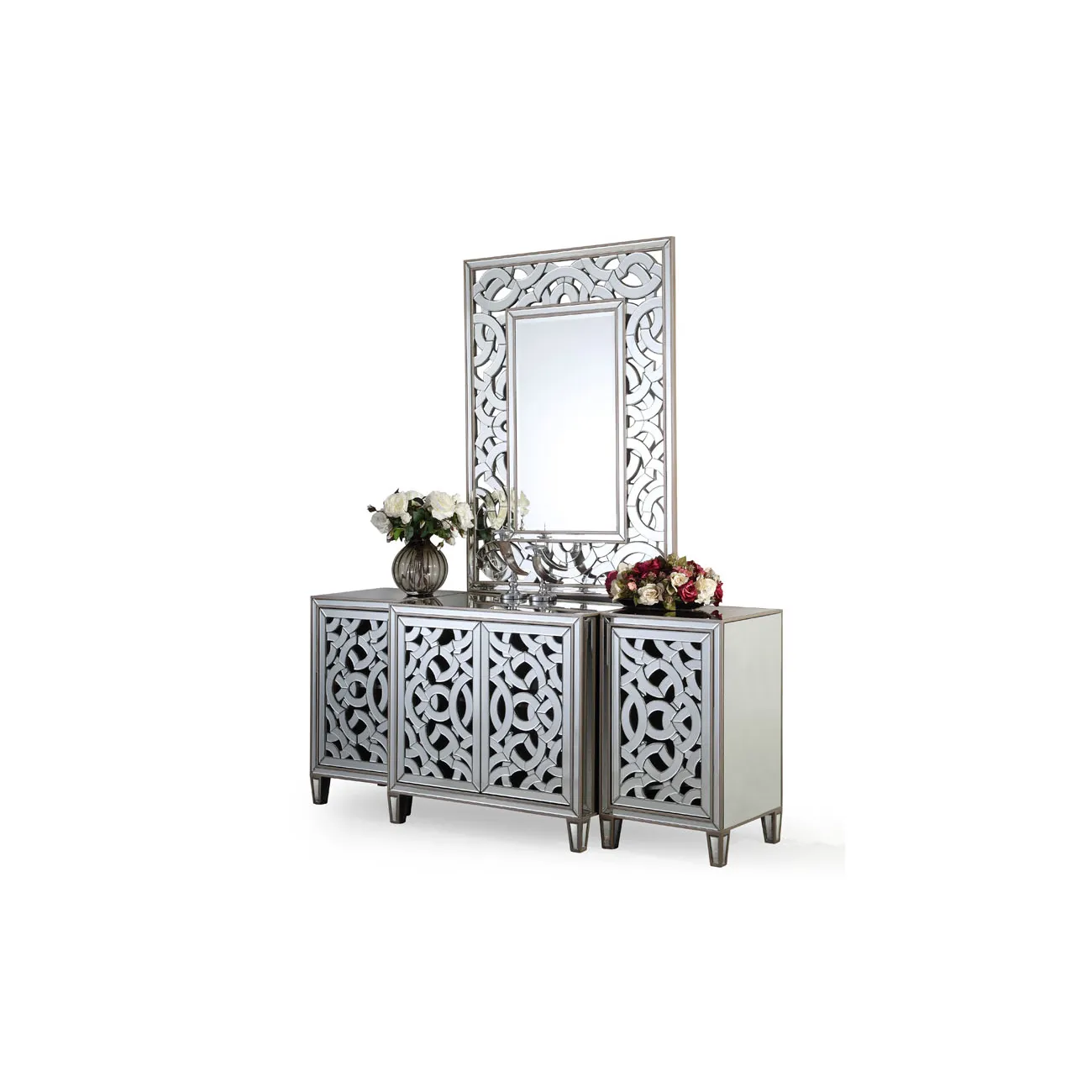 Тумба зеркальная с левосторонней дверью KFC972 от LaLume