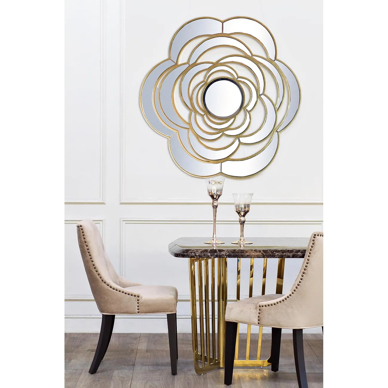 Зеркало декоративное  Цветок  KFH1946 от LaLume