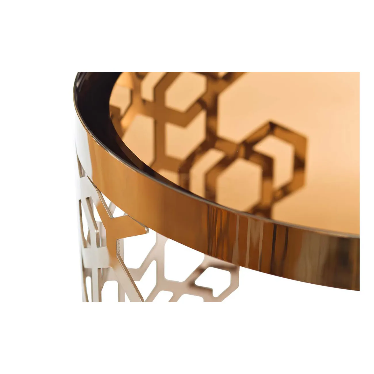 Журнальный стол круглый 13RXET8011-GOLD от LaLume Журнальный стол круглый 13RXET8011-GOLD от LaLume