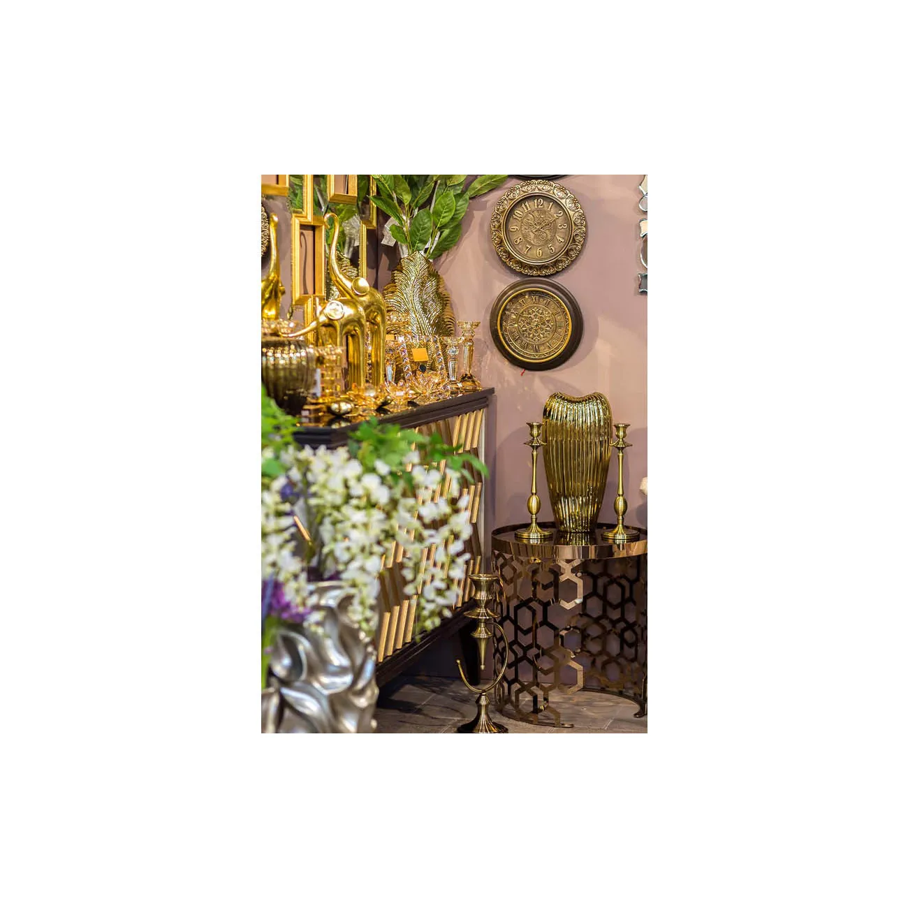 Журнальный стол круглый 13RXET8011-GOLD от LaLume