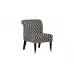 Кресло черно-белое (лён) DY-734 от ImperiumLOFT
