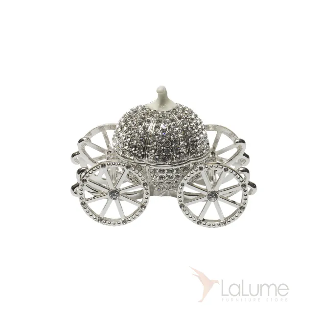 Шкатулка Карета серебряная JB1064 от LaLume Шкатулка Карета серебряная JB1064 от LaLume