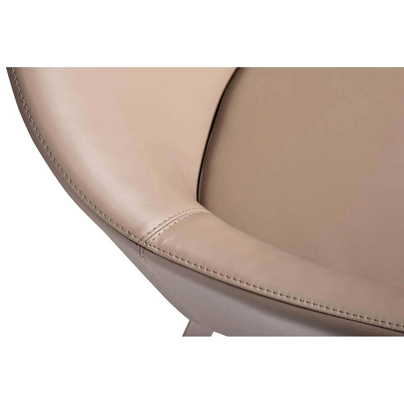 Стул из экокожи с подлокотниками 58DB-DC14676 от LaLume