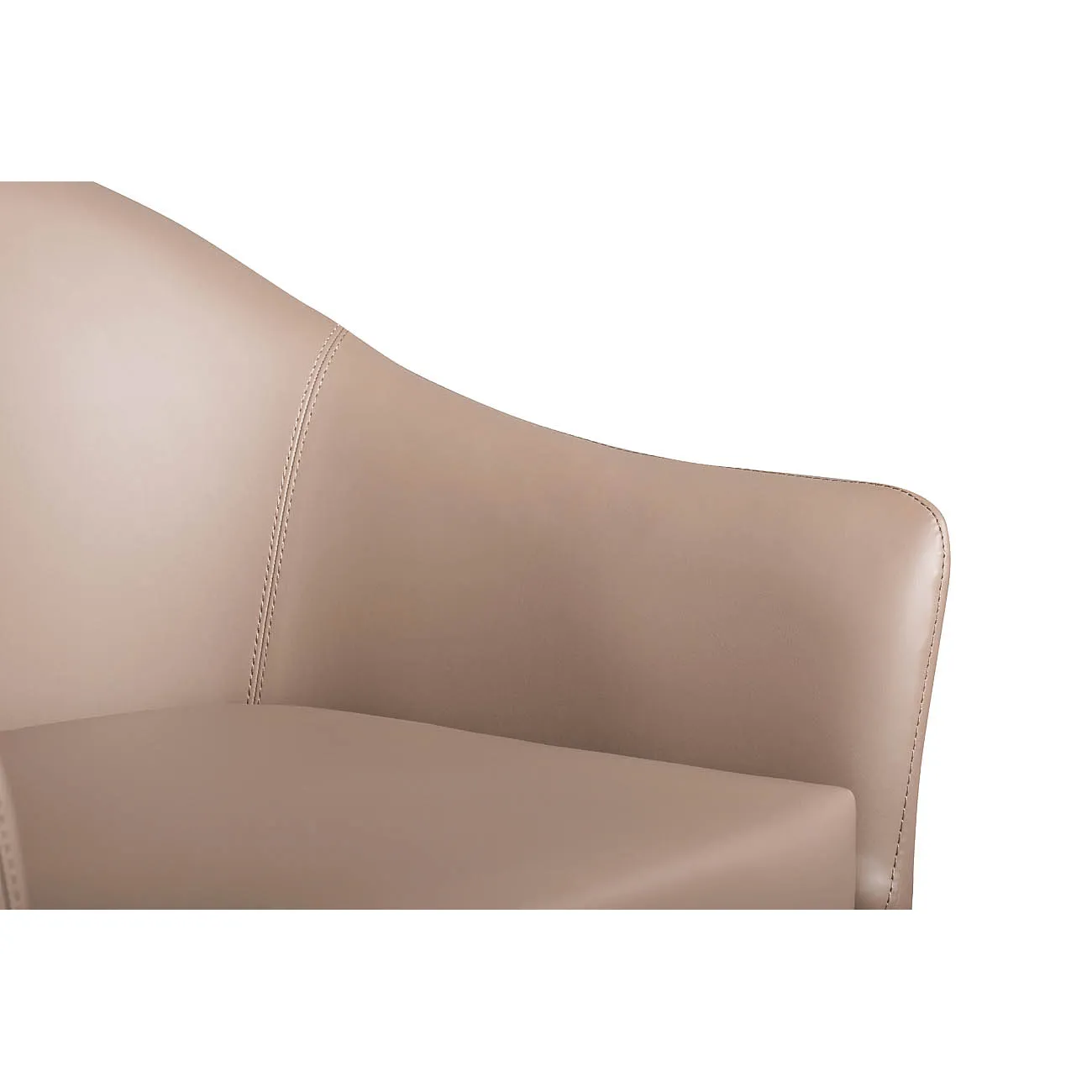 Стул из экокожи с подлокотниками 58DB-DC14676 от LaLume