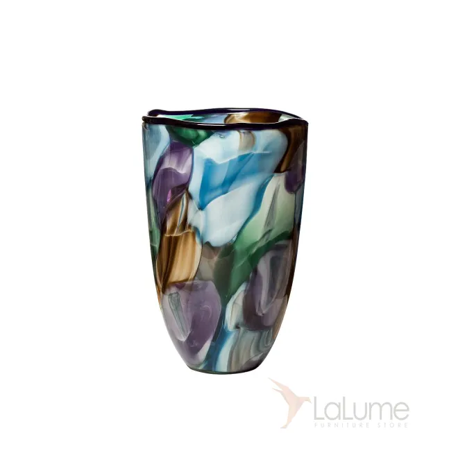 Ваза стеклянная цветная HJ4143-28-K85 от LaLume