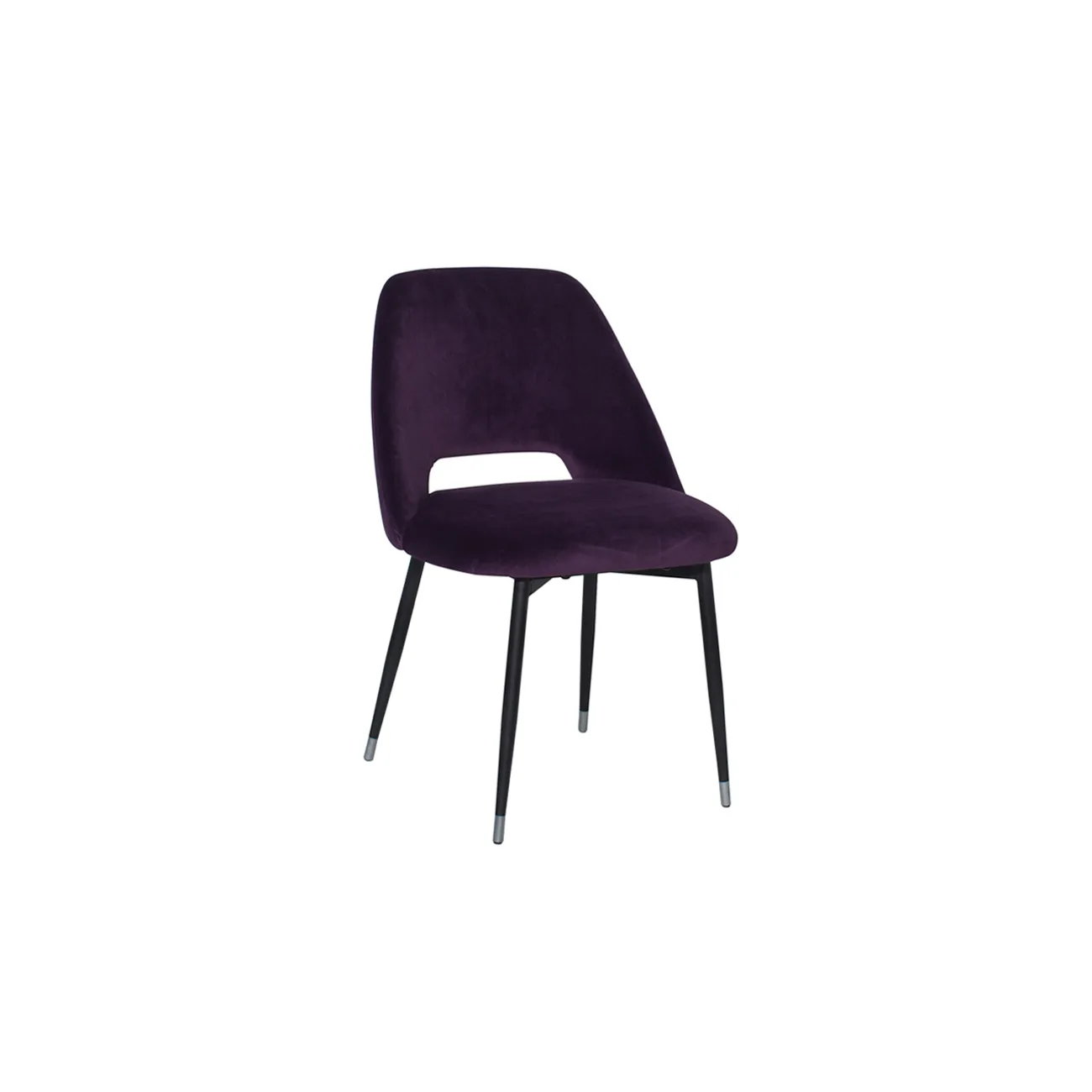 Стул велюровый фиолетовый 46AS-CH3073-VIOL от LaLume