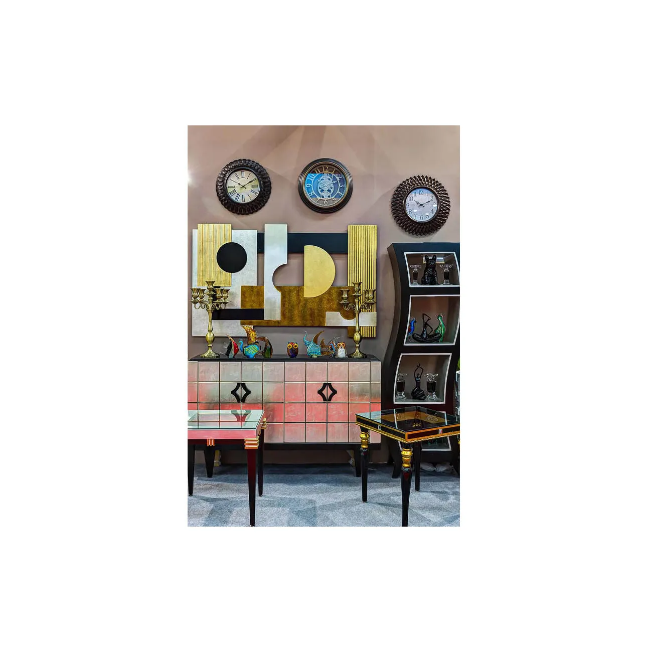 Часы настенные круглые с римским циферблатом L1054 от LaLume