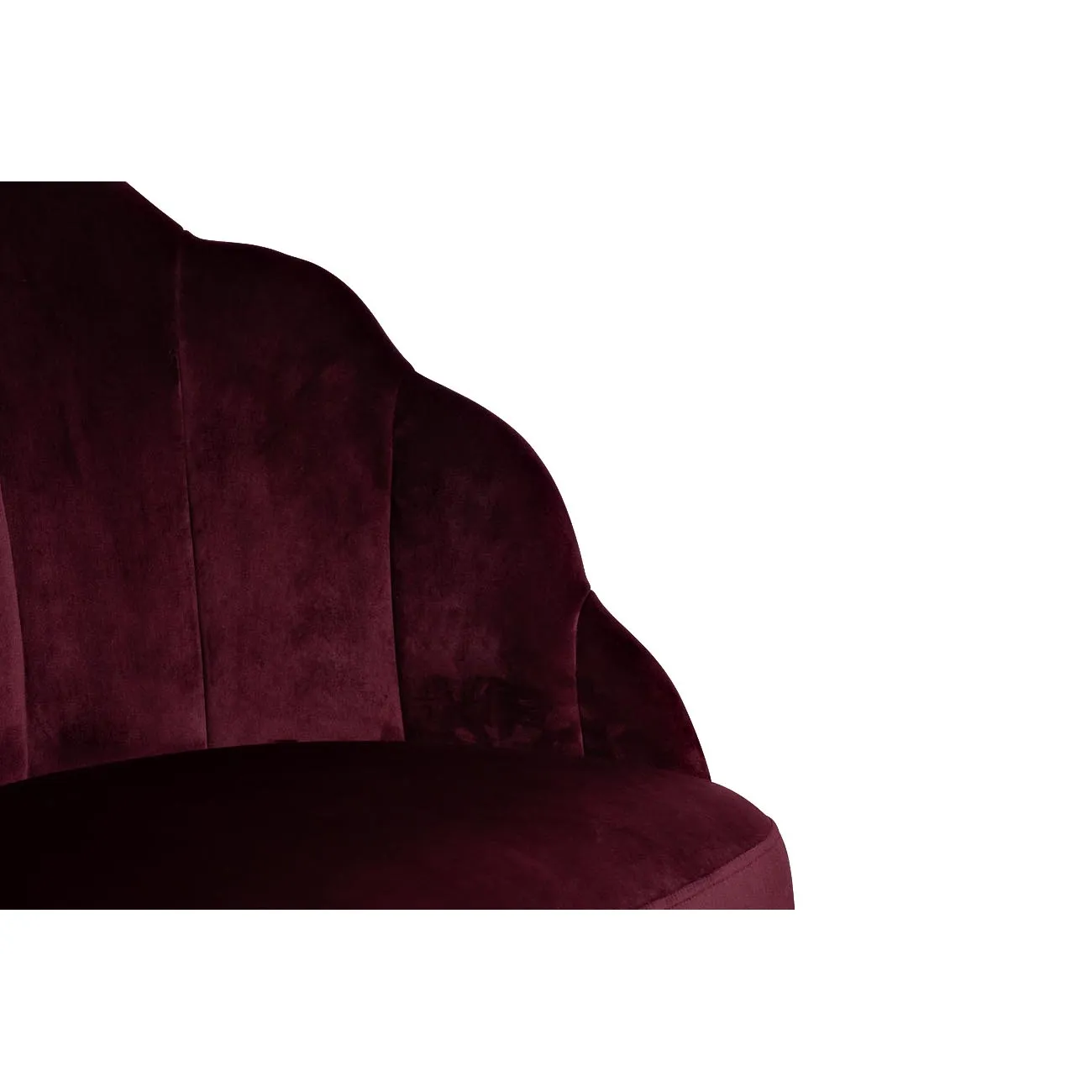 Кресло велюровое бордовое PJC483-PJ604 от LaLume